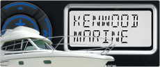 Marine Amplifier Verstärker 2x90 Watt Power Kenwood Neu
