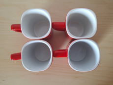 4 Stück Nescafé Kaffeetassen, neu!