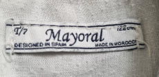 Warmes Kleid von Mayoral in Grösse 7 / 122 mit Jacke