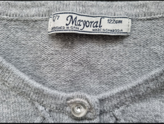 Warmes Kleid von Mayoral in Grösse 7 / 122 mit Jacke