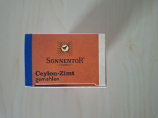 Sonnentor Zimt Ceylon gemahlen bio 40g, NEU & OVP
