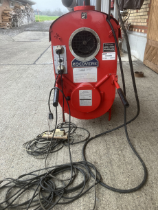 Bauheizung Warmluftheizung Kocoverk