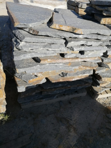 Quarzit Polygonalplatten-Garten-Terrassenplatten 2-3cm/30m2