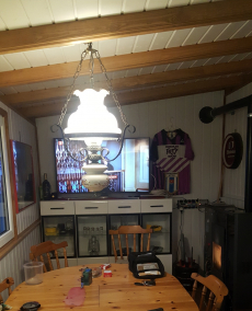 Wohnwagen mit festem Vorbau, Ganzjahresplatz