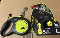Neon Flexi Hundeleine – Neu und unbenutzt