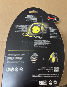 Neon Flexi Hundeleine – Neu und unbenutzt