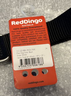 Neu Hundehalsband RedDingo schwarz