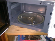 Microwelle von Bosch in Weiss - guter Zustand