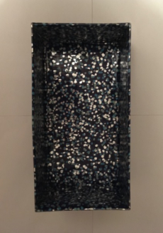 Deko Box farbig rundes Muster