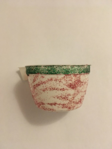 Waschmittelbecher mit Deko