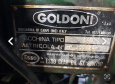Traktor Bodenfräse Goldoni Motor Diesel
