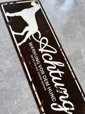 Deko Schild „Achtung vor dem Hund“