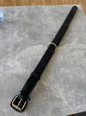 William Walker Leder-Hundehalsband (Grösse XL 50–59 cm)