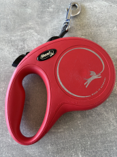 Flexi Hundeleine L, rot (5 m)