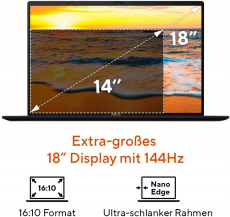 Neuer 18 Zoll Laptop 200 Fr. günstiger
