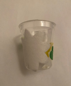 Deko Becher mit Filz