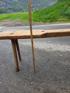 Alter Holzbank