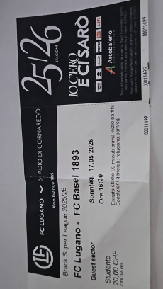 Fc Basel ticket
