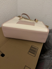 Handtasche rosa creme neu 