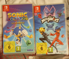 Nintendo Switch mit Zubehör und Spiele zu verkaufen