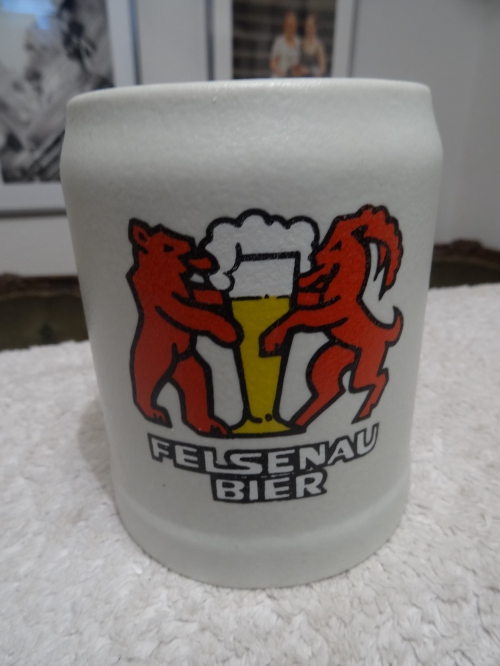 Bierkrug der Brauerei Felsenau Bern
