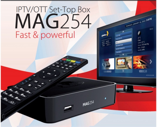IPTV Mag254/256 