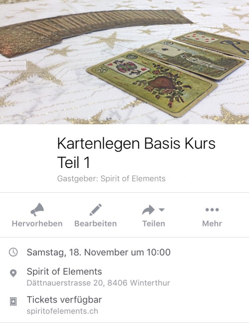 Kartenlegen Kurse 