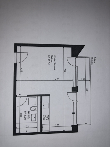 Moderne 1.5 Zimmerwohnung im Zentrum Glattburgg