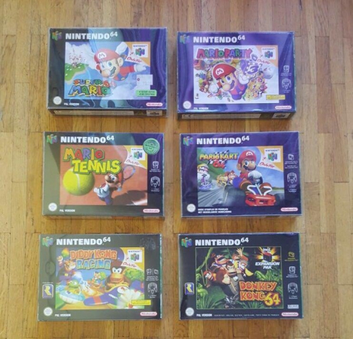 6x Nintendo 64 Spiele inkl. OVP in TOP ZUSTAND!