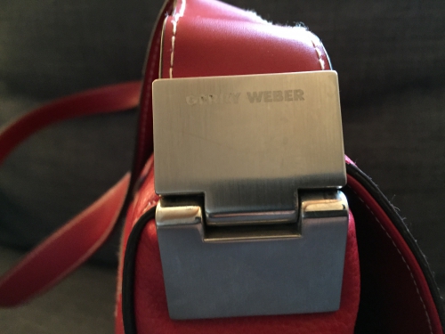 Rote Lederhandtasche Gerry Weber