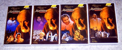 Das Matthäus-Evangelium auf 4 Video-Kassetten, VHS