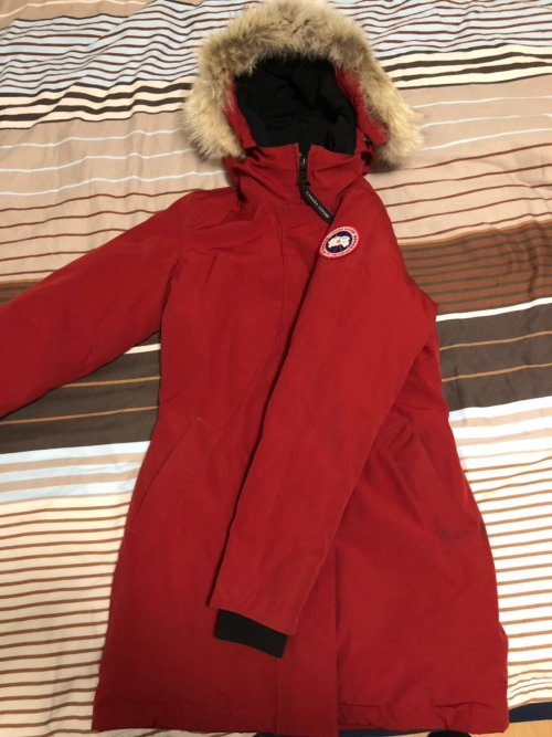 Canda Goose Victoria Parka (rot, Grösse XS)