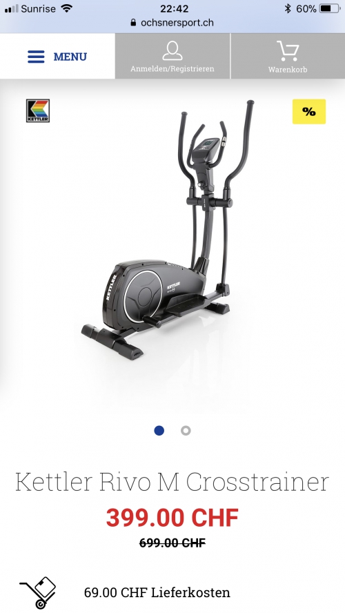 Crosstrainer Kettler Rivo M