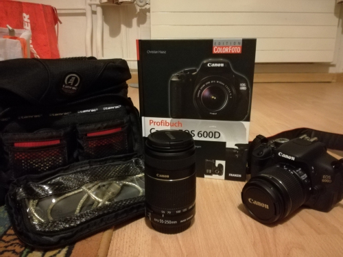 Canon EOS 600d mit 18-55 und 55-250 Objektiv