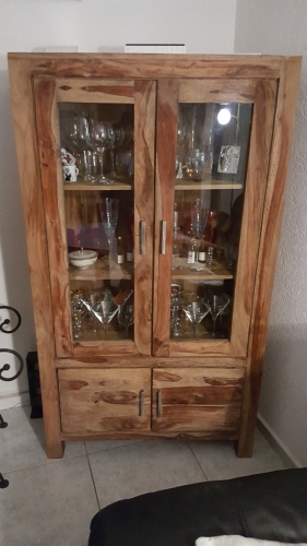 Vitrine/Tisch/Tv Möbel/ Massiv Holz