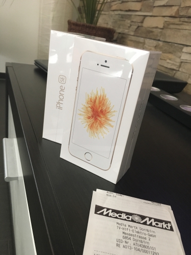 NEU Iphone SE 16 GB gold (limited Edition)