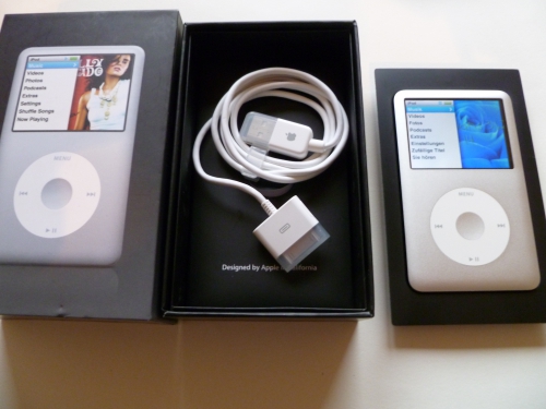 Apple iPod Classic 80 GB silber 6. Generation in Topzustand