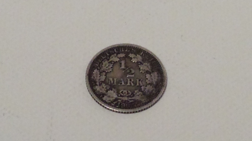 Deutsches Reich Halbe Mark 1906 F