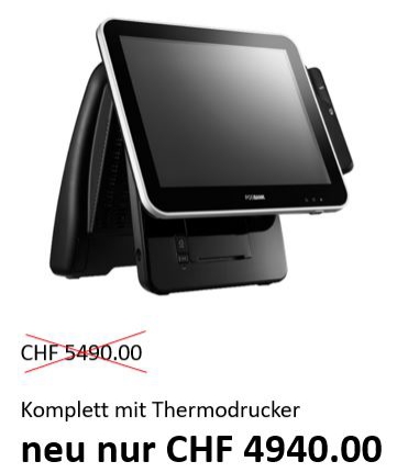 TSKK Touch Screen Kasse Komplett