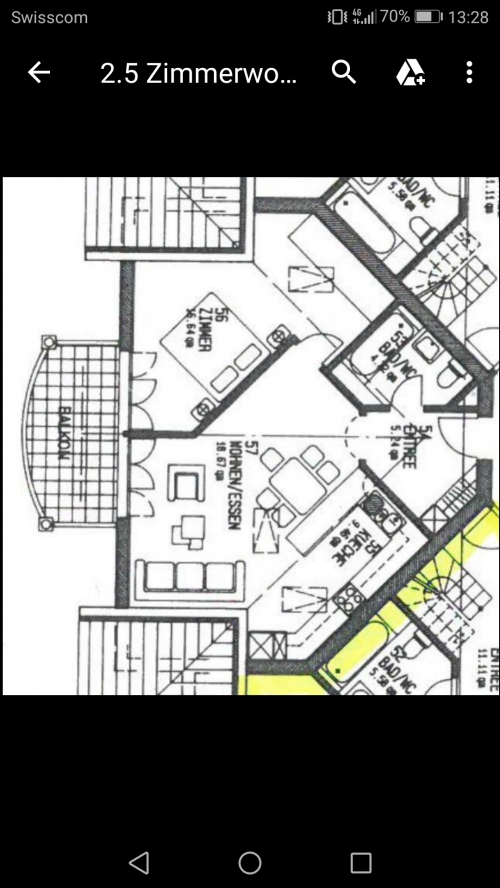 Wunderschöne 2,5 Zi - Dachwohnung in Unterlunkhofen