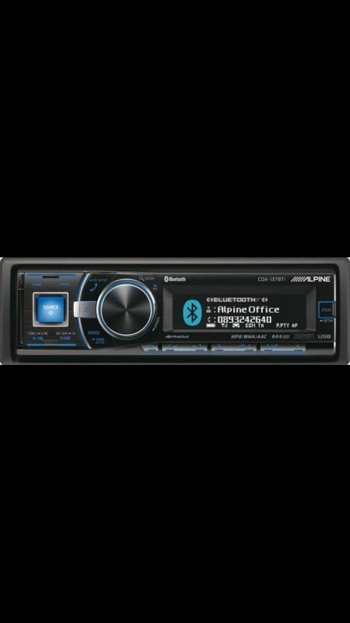 Alphine CDA-137 BTi Bluetooth Radio Made for IPhone/IPod