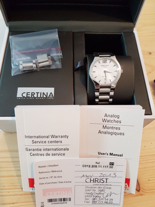 Certina swiss time maker 1888 ds spel