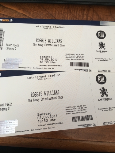 Robbie Williams Tickets