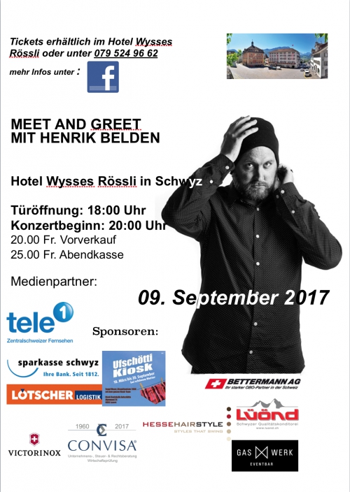 Meet and Greet mit Henrik Belden 
