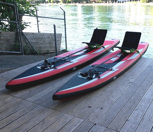 Standup Paddling Board zu vermieten.