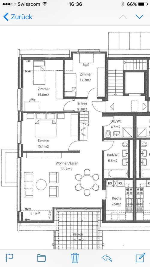 Schöne Dachwohnung Dübendorf