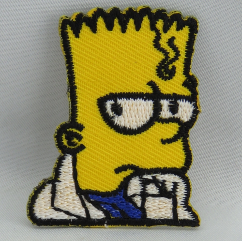 BART  SIMPSON - Sticker zum Aufbügeln - Stickerei - Neu