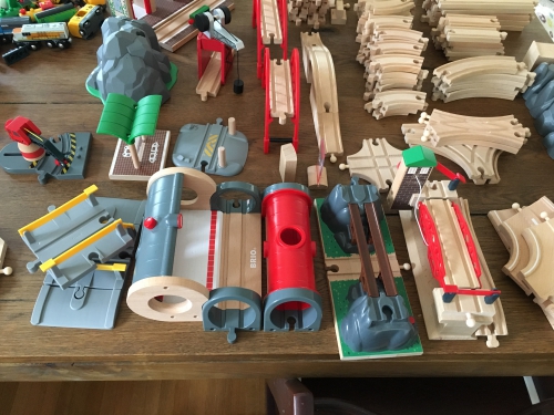 Grosses Brio Eisenbahnset