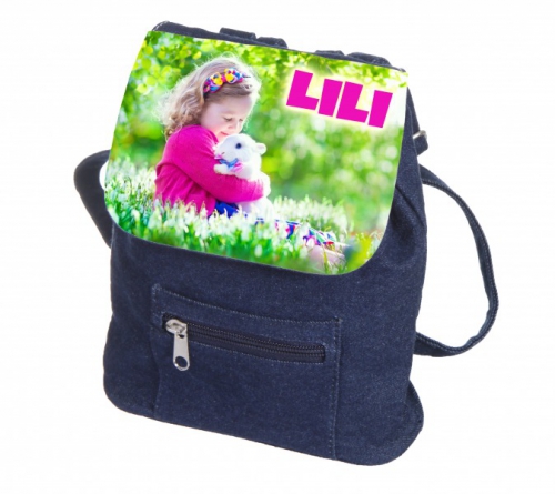 Kinderrucksack Jeans selbst gestalten