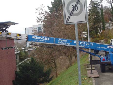 Möbellift mieten Zügellift Umzugslift Matzingen 